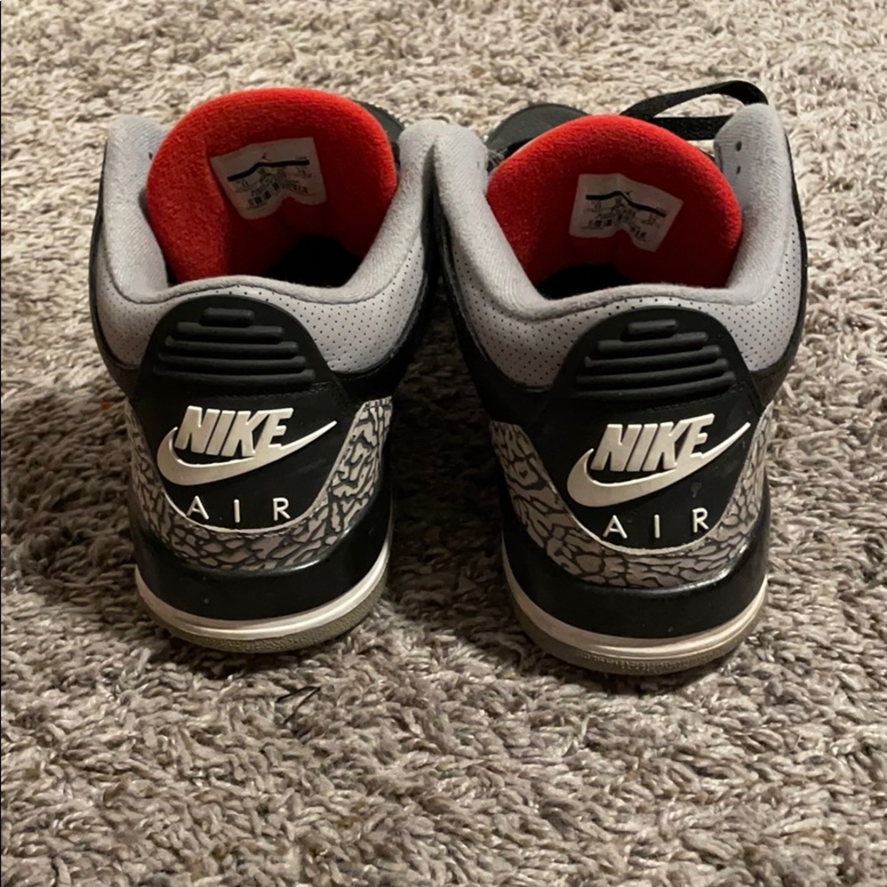 2017 OG Black cement Jordan 3’s